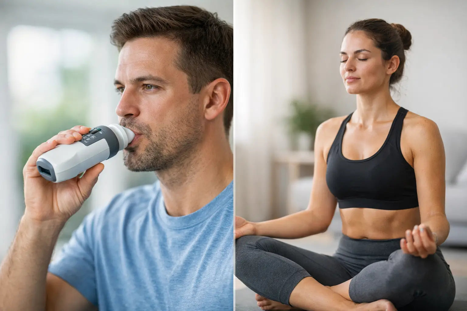 Breath Trainer vs Breathing Exercises