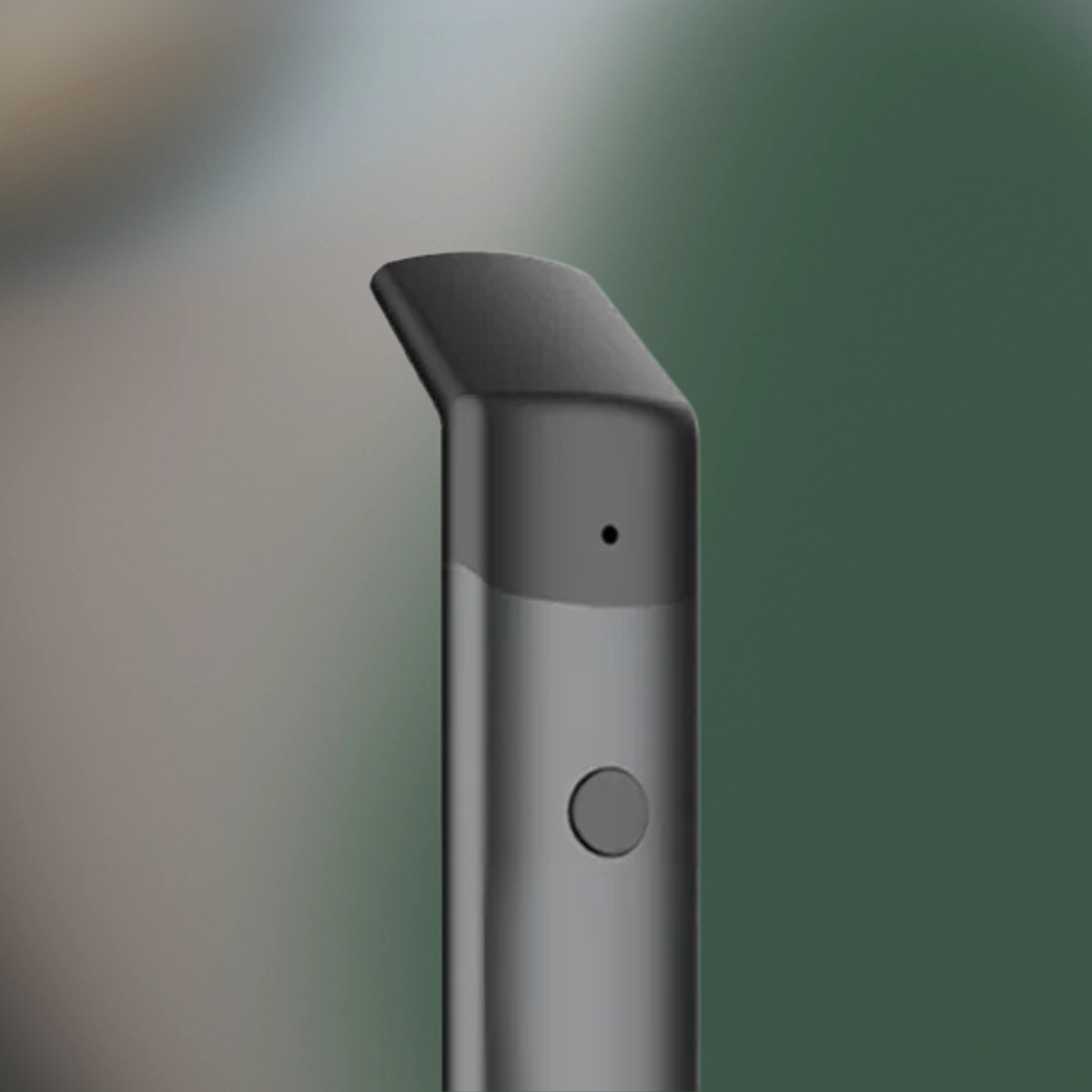 Prolungs U-Pro Portable Breath Trainer close-up side view showing mouthpiece design and button