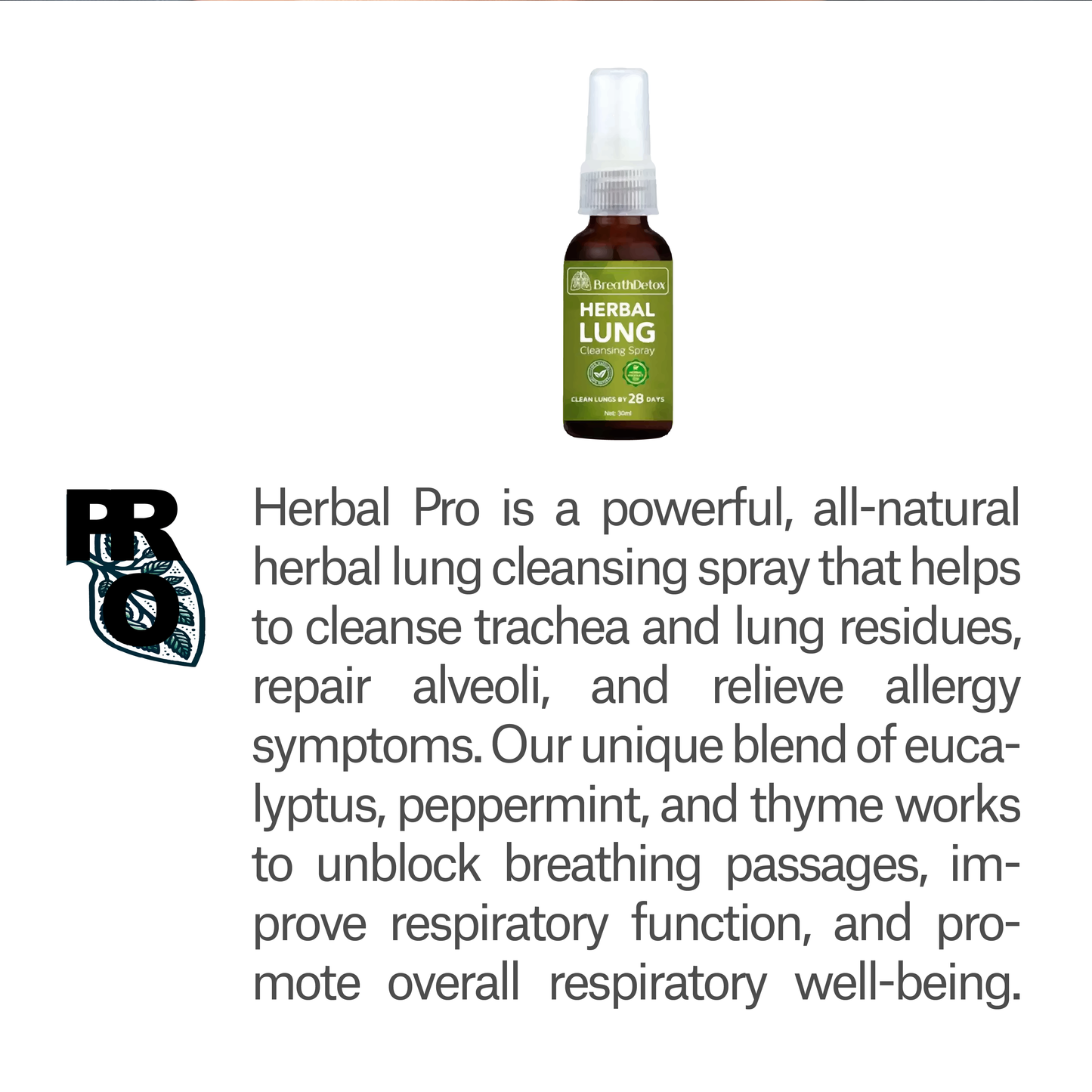 Herbal Pro Spray - Lung Detox